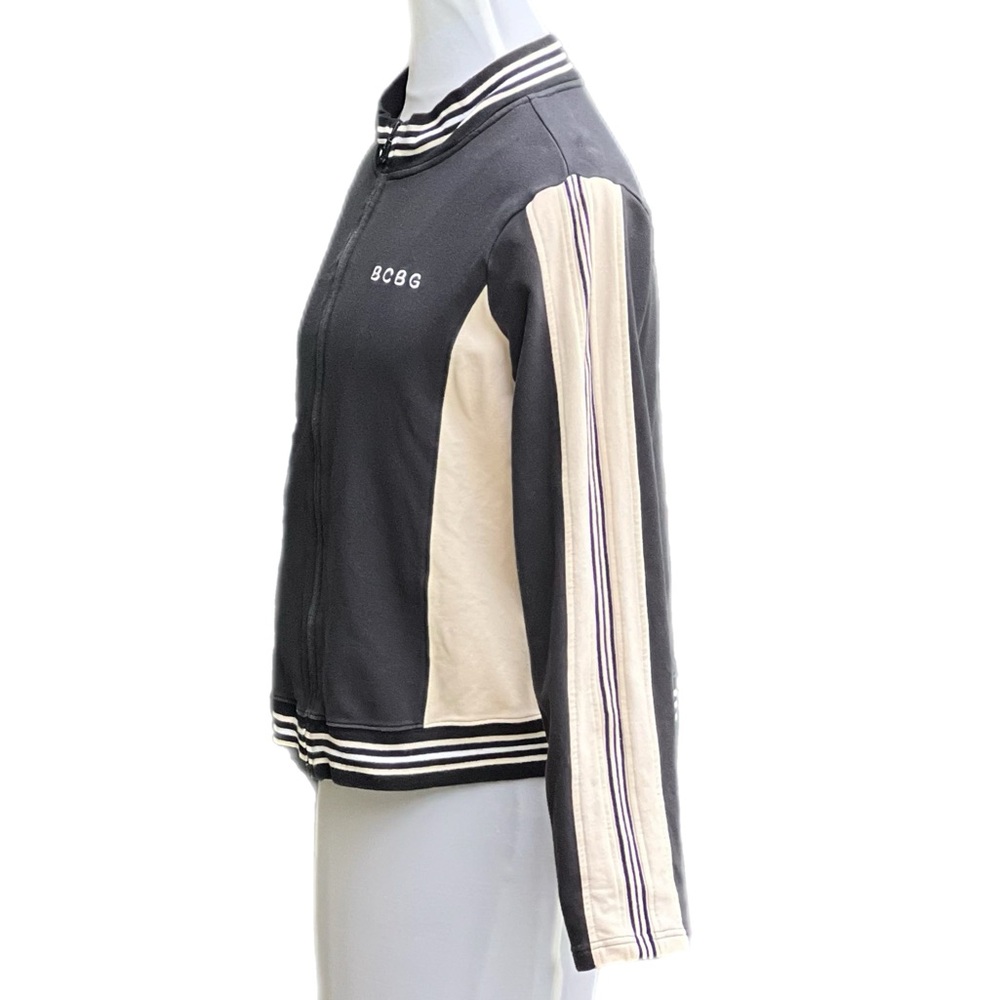 BDBC Jacket Black Cream/Off White Used Good Condition Small SM Stripes - Picture 4 of 14